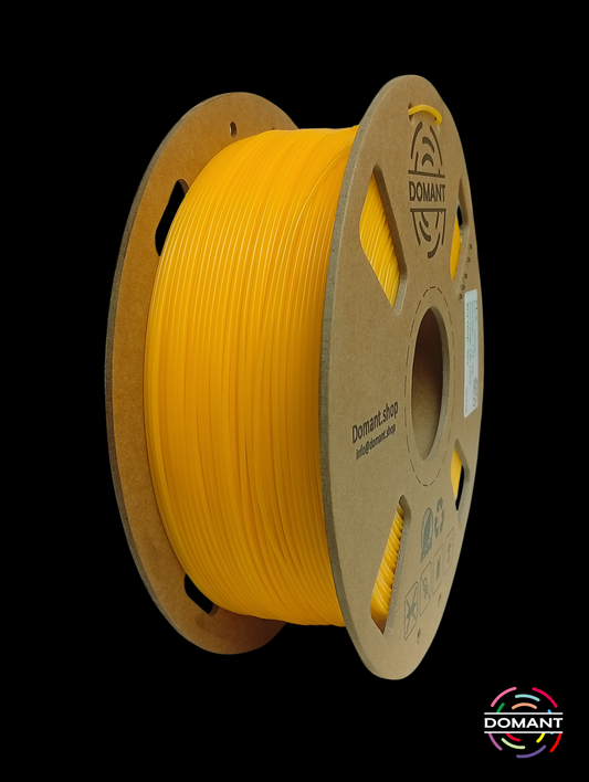 Filamento PLA Amarillo 1.75mm 1kg | Alta Visibilidad para Piezas Funcionales | DOMANT