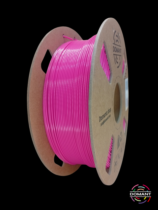Filamento PETG Rosa 1.75mm 1kg | Alta Resistencia y Acabado Suave | DOMANT