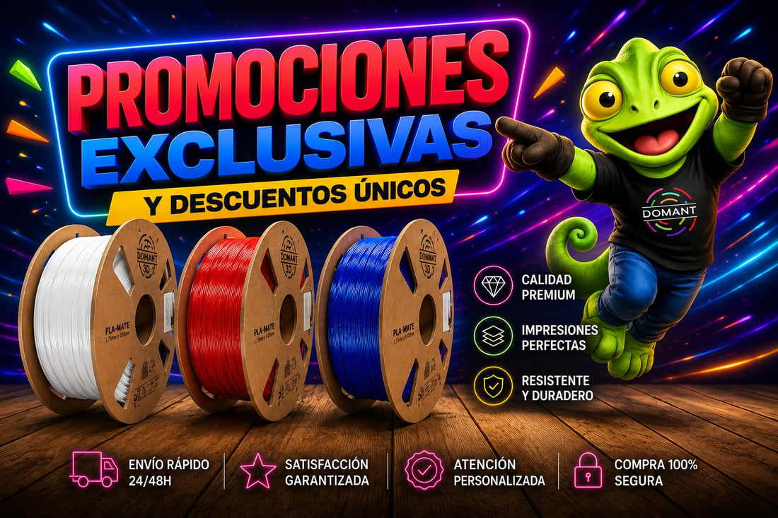 Filamentos DOMANT: precios actuales y ofertas Desde 9,95€