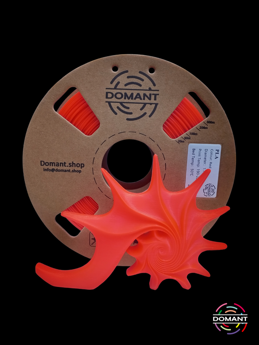 Filamento PLA Rojo 1.75mm 1kg | Color Intenso para Piezas Destacadas | DOMANT