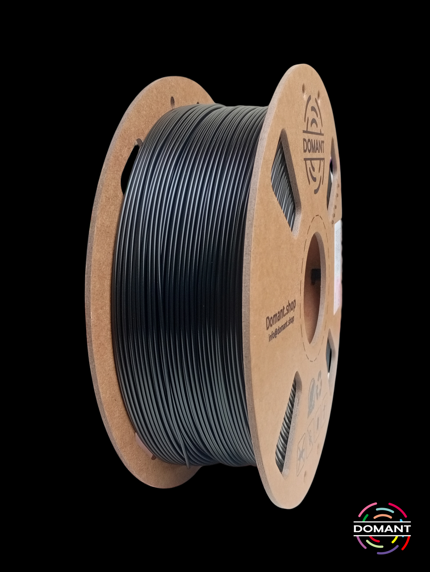 Filamento PLA Negro 1.75mm 1kg | Acabado Profesional y Limpio | DOMANT