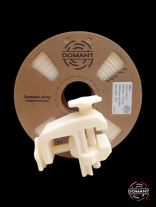 Filamento ASA Blanco Natural 1.75mm 1kg | Resistente UV y Exterior | DOMANT