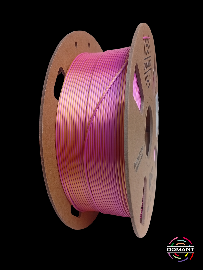 PLA Seda Dualcolor Dorado Rosa DOMANT