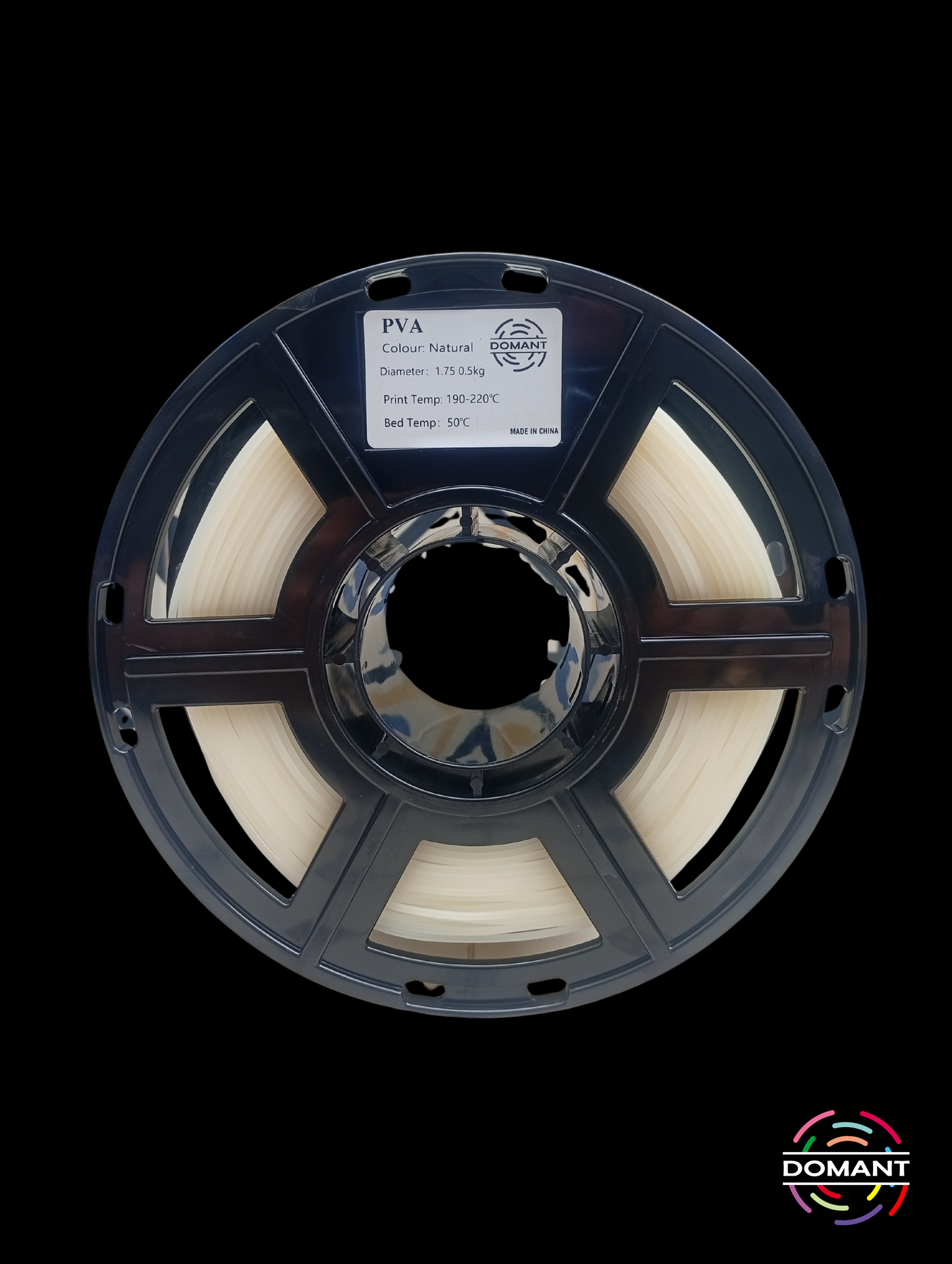 Filamento PVA Soluble en Agua 1.75mm 500g | Material de Soporte para Impresión 3D | DOMANT