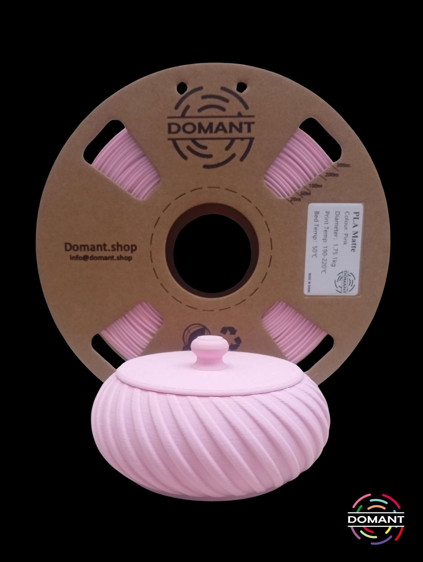 PLA-Mate Rosa - 1,75mm 1 kg / +-0.02mm