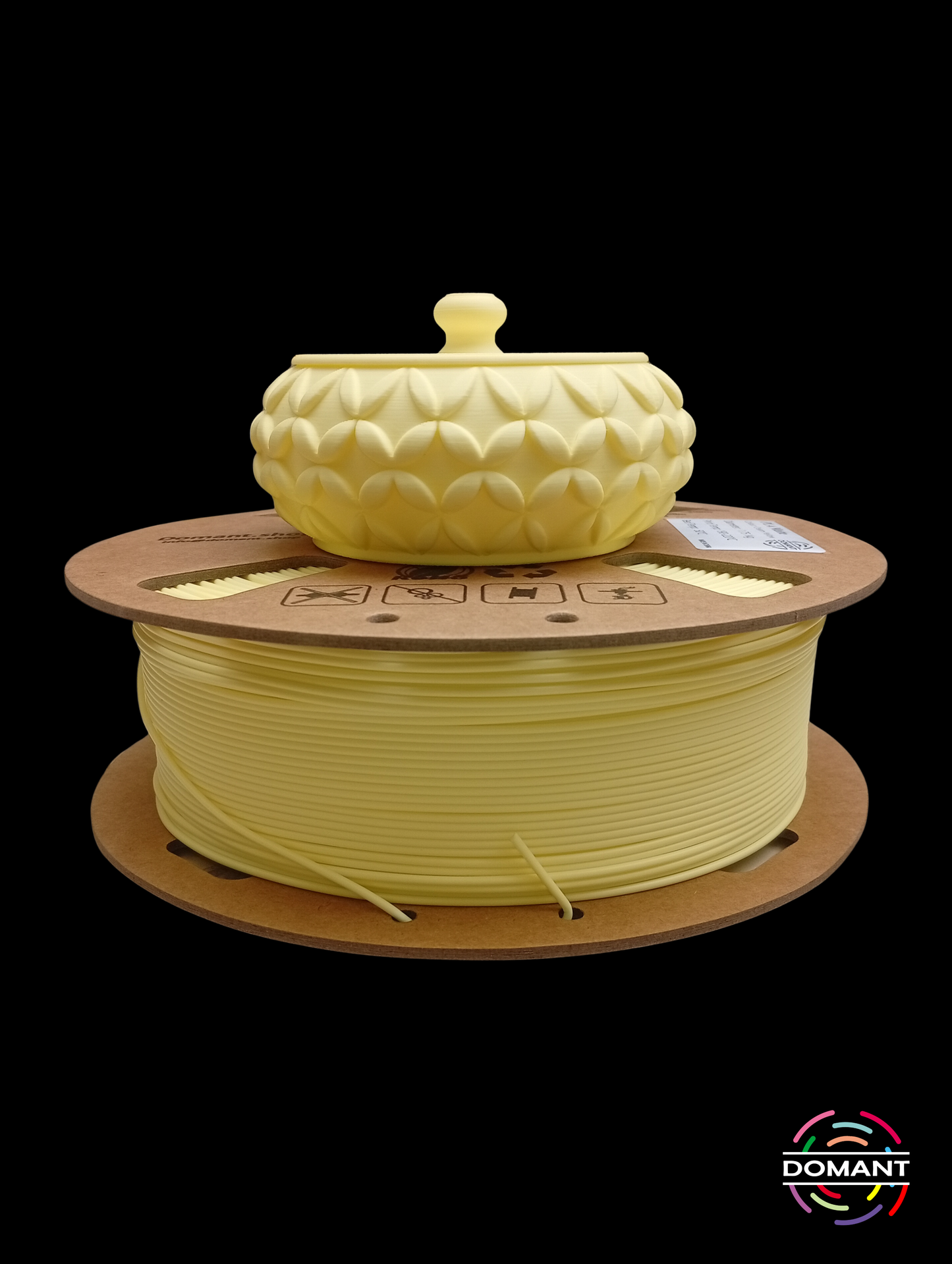 PLA-Mate Amarillo Crema - 1,75mm 1 kg / +-0.02mm