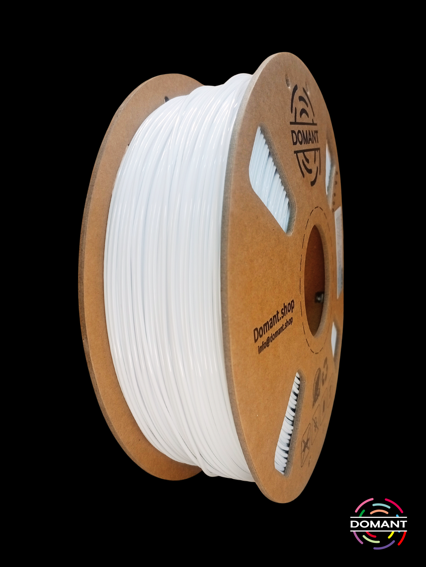 Filamento PETG Blanco 1.75mm 1kg | Alta Resistencia y Acabado Limpio | DOMANT