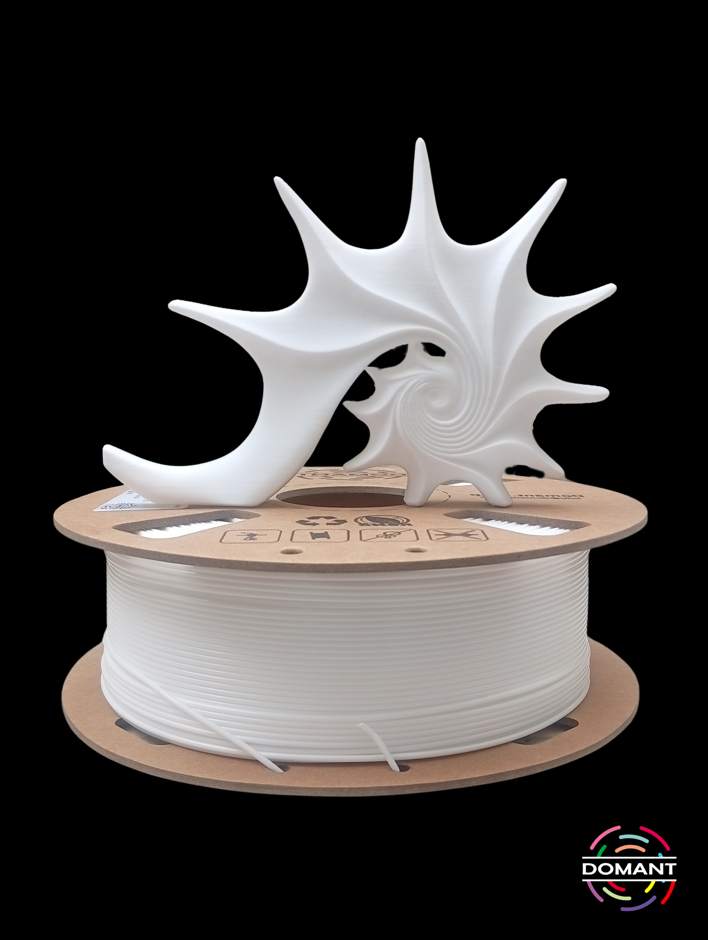 Filamento PLA Blanco 1.75mm 1kg | Ideal para Prototipos y Pintado | DOMANT