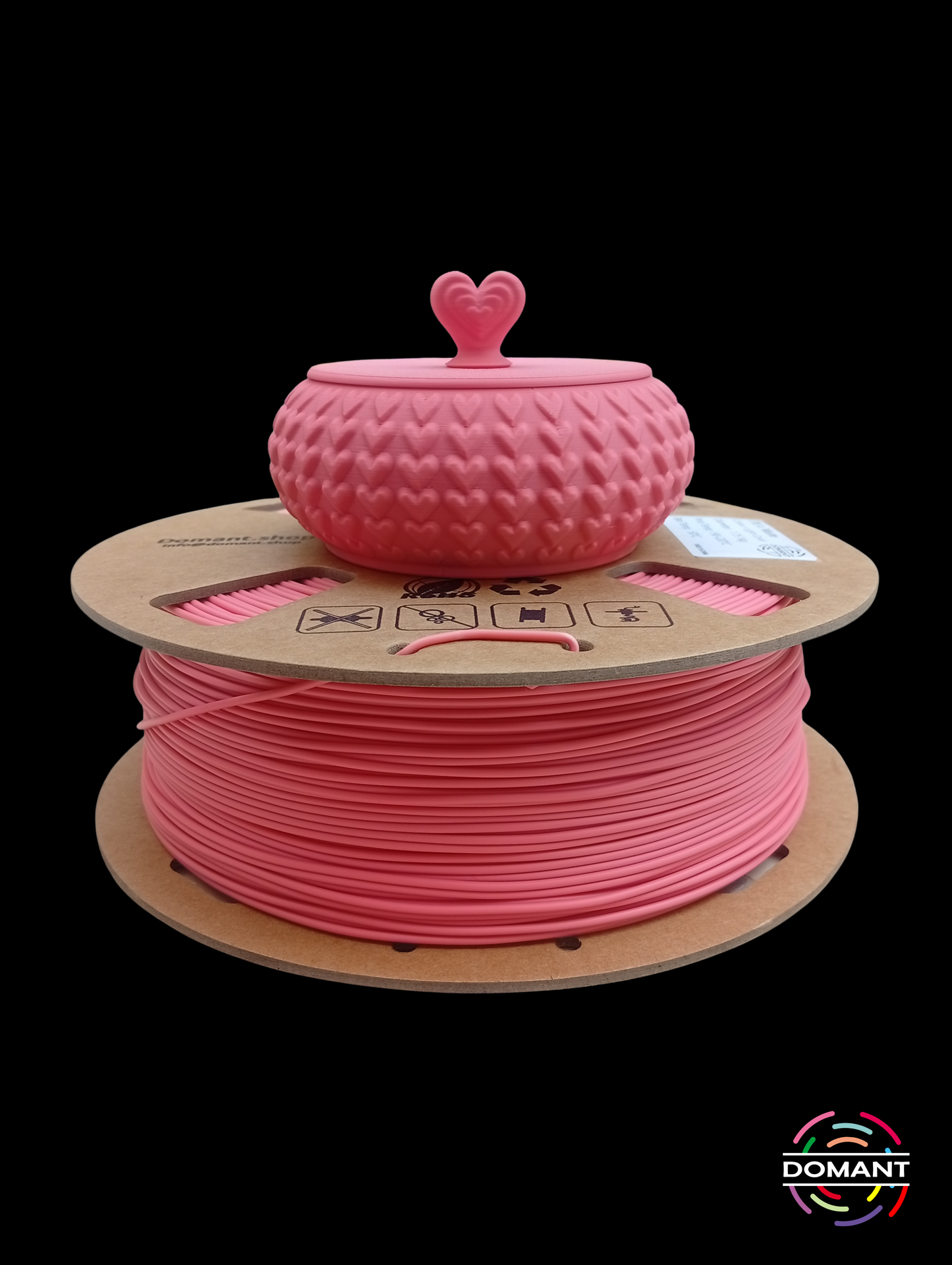PLA-Mate Rosa Coral Claro - 1,75mm 1 kg / +-0.02mm