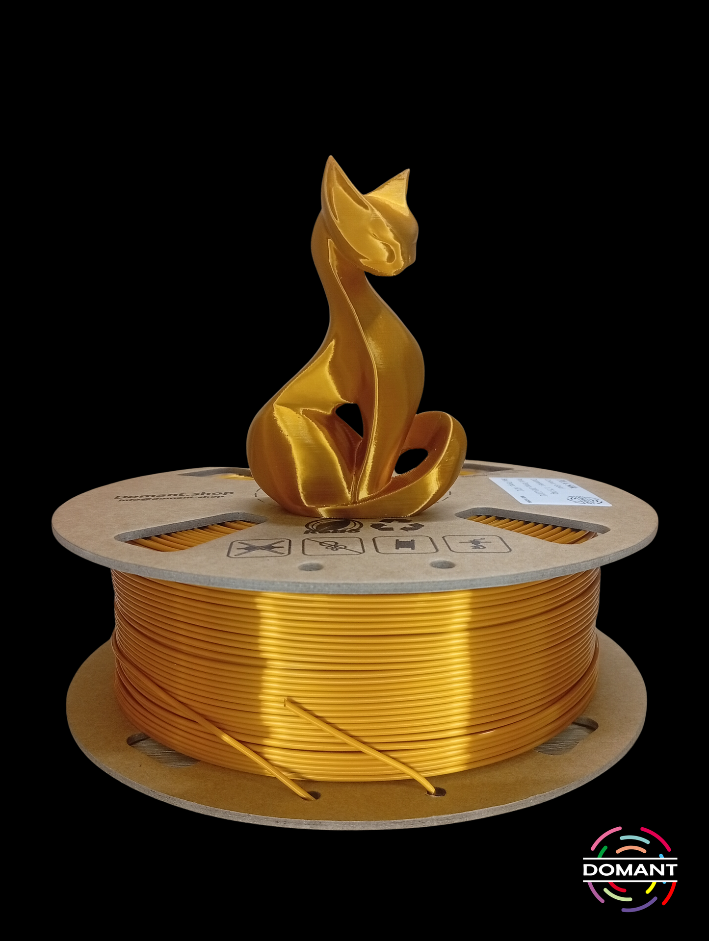 PLA-SEDA Color Dorado - 1,75mm 1 kg / +-0.02mm