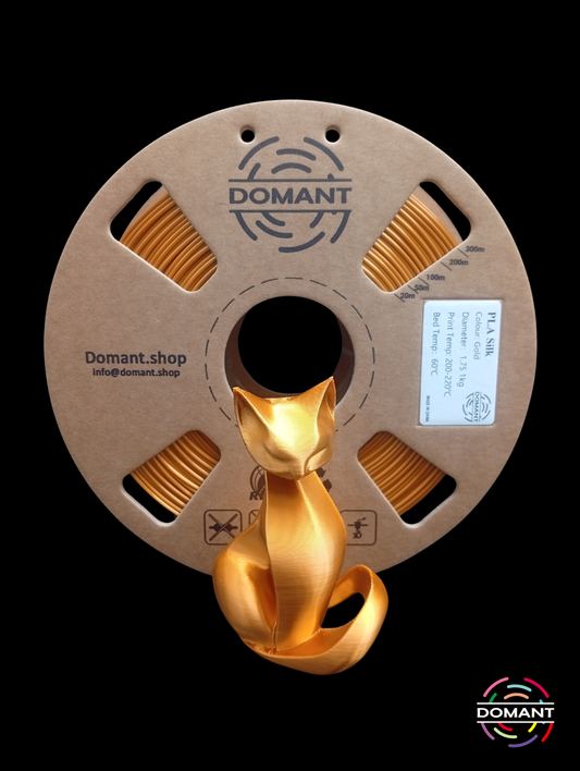 PLA-SEDA Color Dorado - 1,75mm 1 kg / +-0.02mm