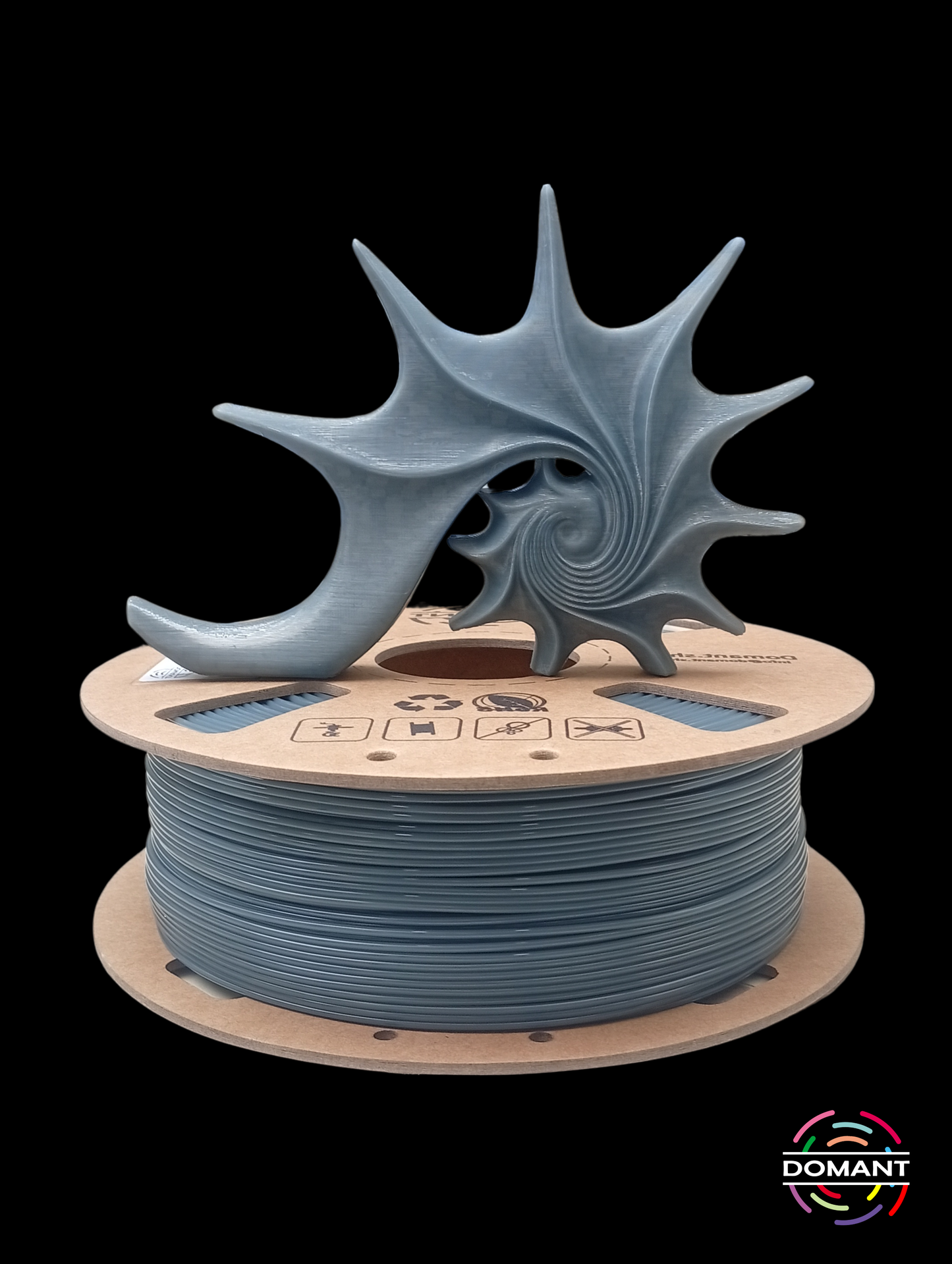 Filamento PLA Gris 1.75mm 1kg | Acabado Técnico para Prototipos Realistas | DOMANT