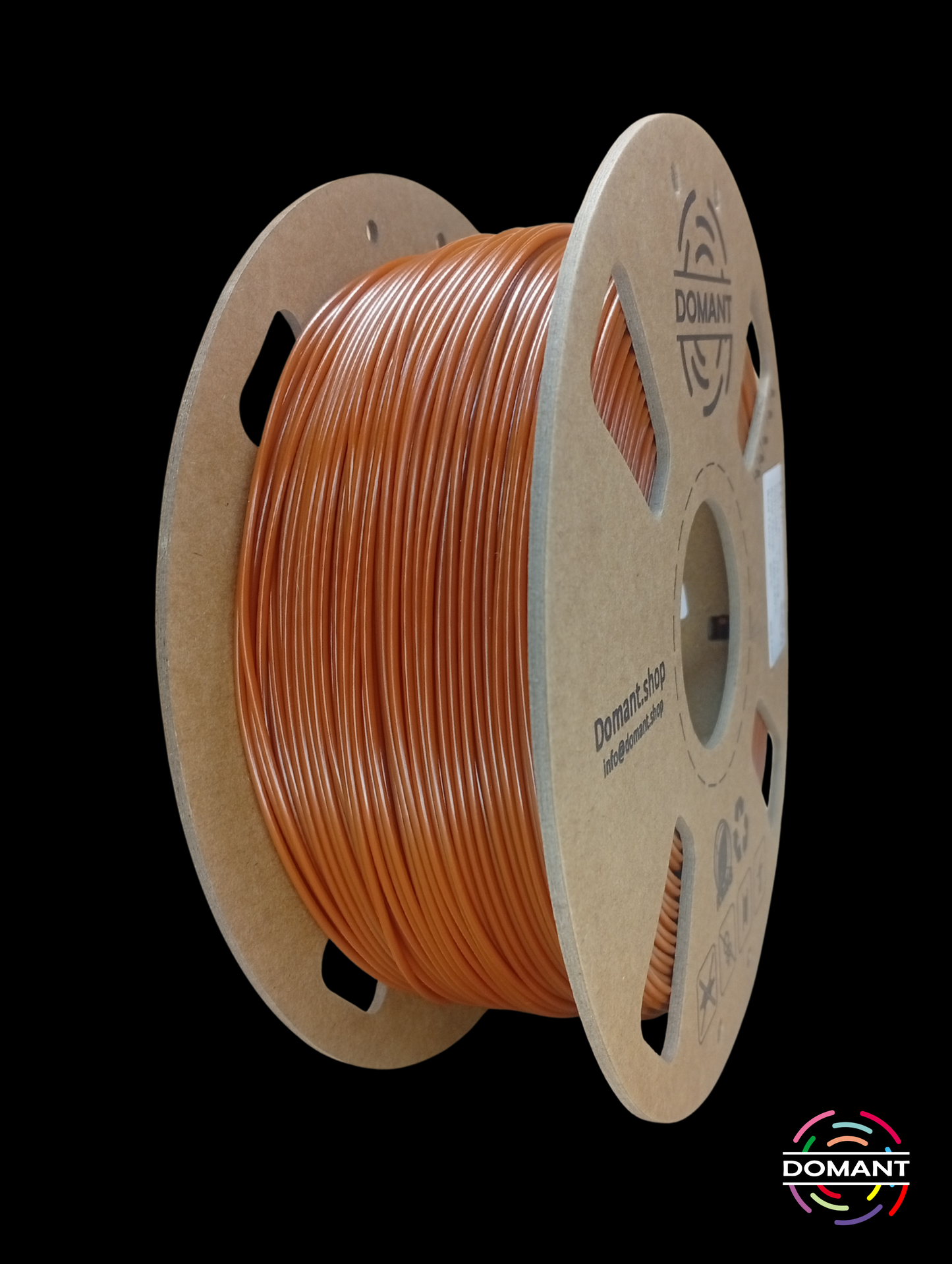 Filamento PETG Marrón 1.75mm 1kg | Alta Resistencia y Acabado Natural | DOMANT