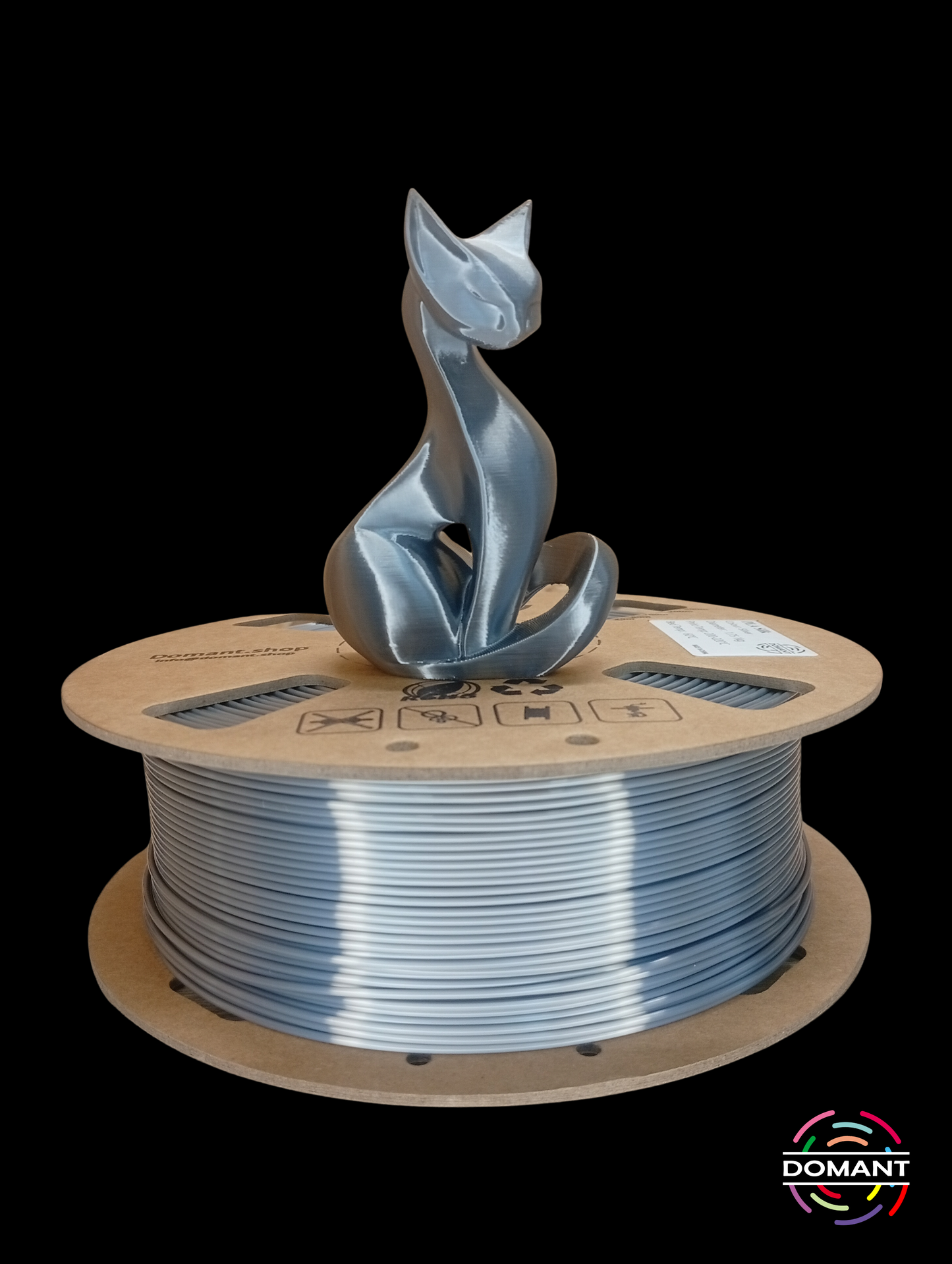 PLA-SEDA Color Plata - 1,75mm 1 kg / +-0.02mm