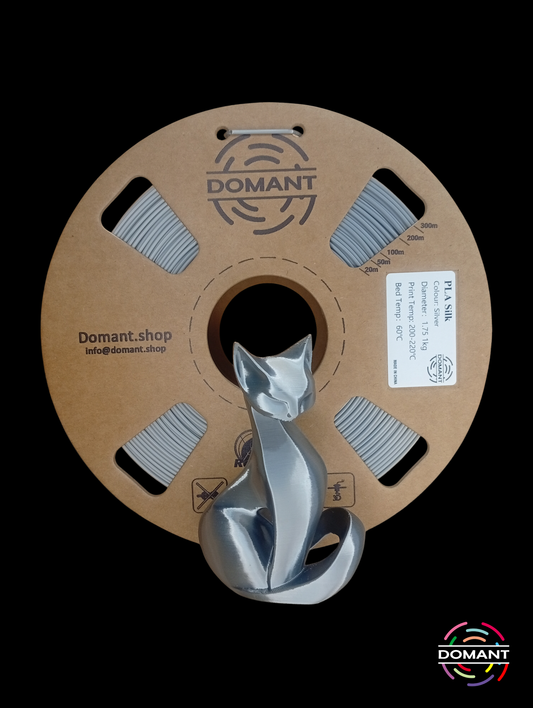 PLA-SEDA Color Plata - 1,75mm 1 kg / +-0.02mm