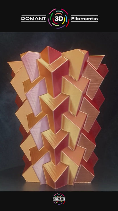 PLA-Seda Dualcolor Dorado/Rosa