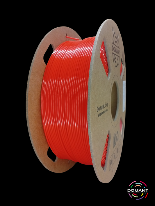 Filamento PETG Rojo 1.75mm 1kg | Alta Resistencia y Color Intenso | DOMANT