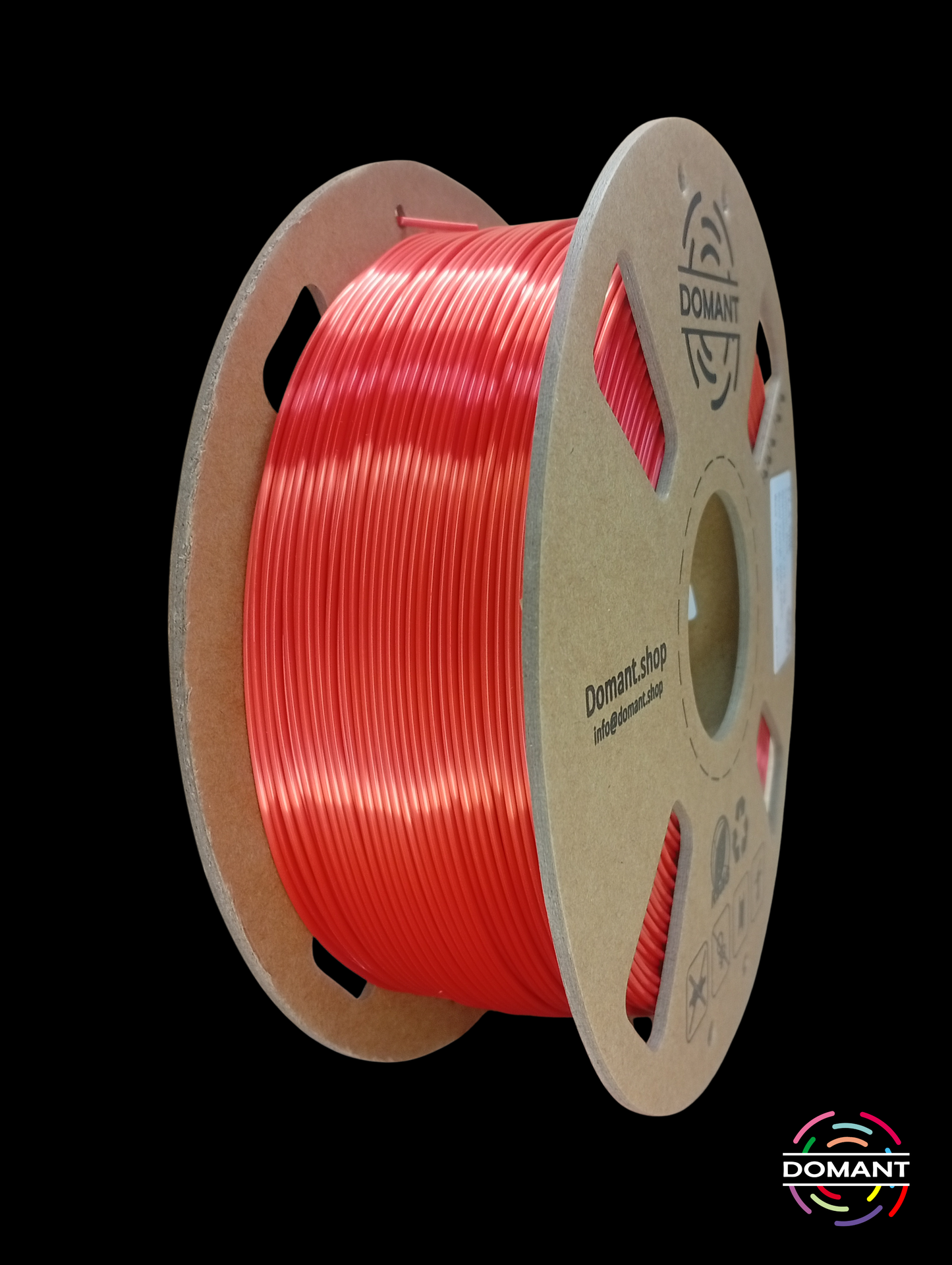PLA-SEDA Color Rojo - 1,75mm 1 kg / +-0.02mm
