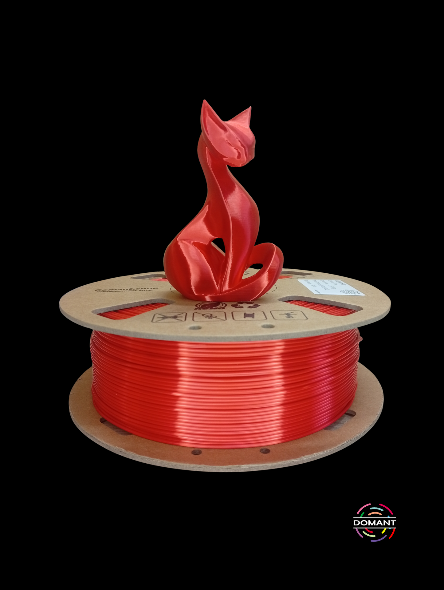 PLA-SEDA Color Rojo - 1,75mm 1 kg