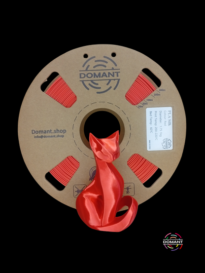 PLA-SEDA Color Rojo - 1,75mm 1 kg