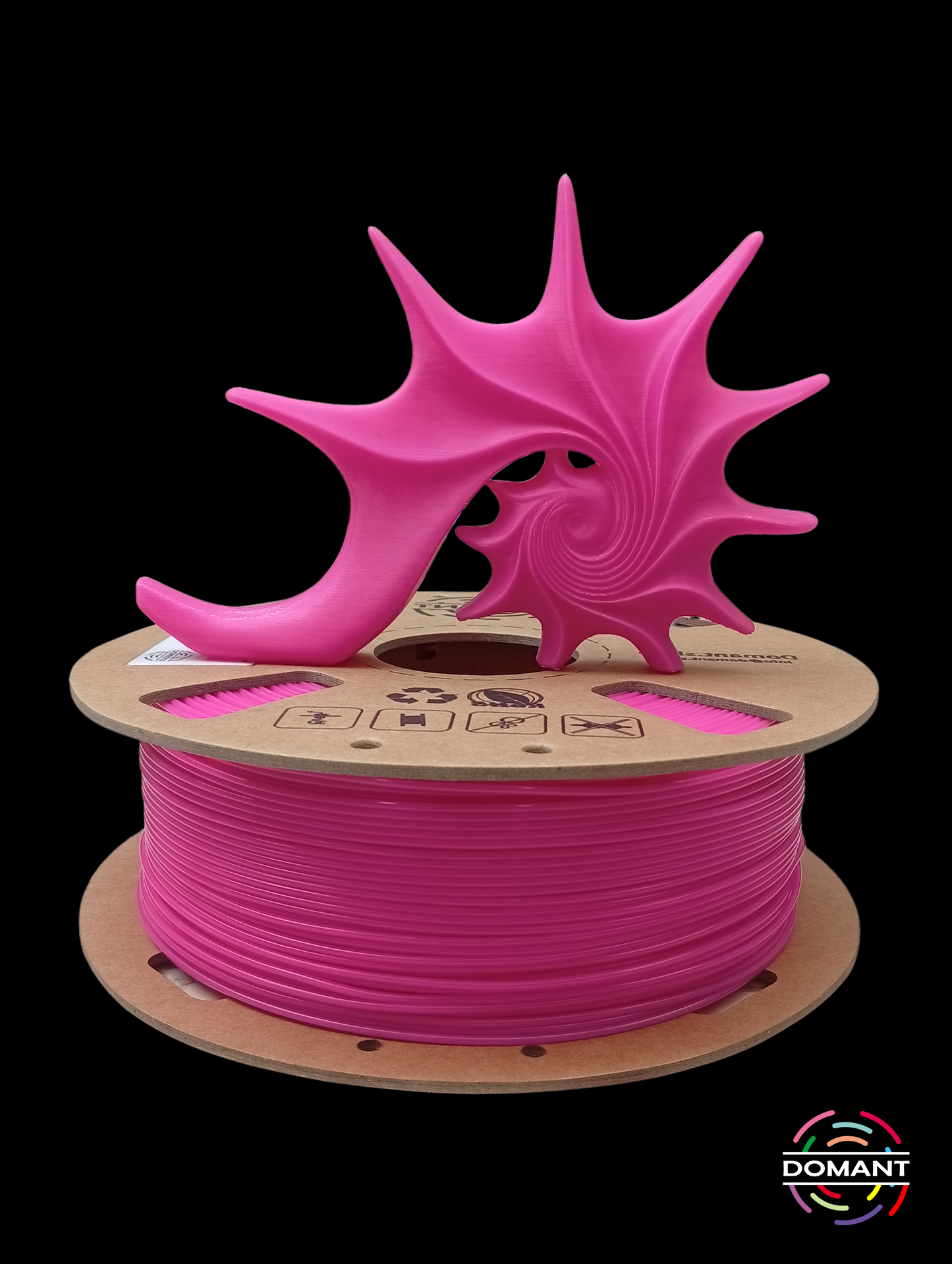Filamento PLA Rosa 1.75mm 1kg | Ideal para Diseño Creativo y Decoración | DOMANT