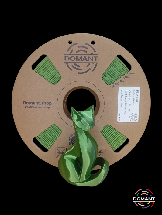 PLA-SEDA Color Verde - 1,75mm 1 kg / +-0.02mm