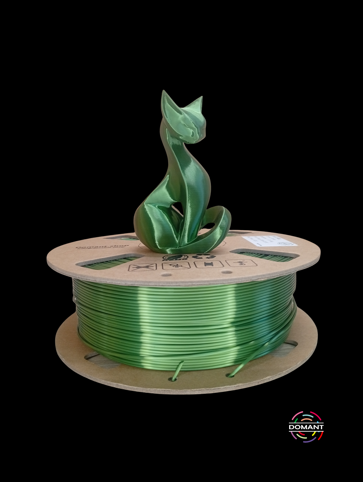 PLA-SEDA Color Verde - 1,75mm 1 kg